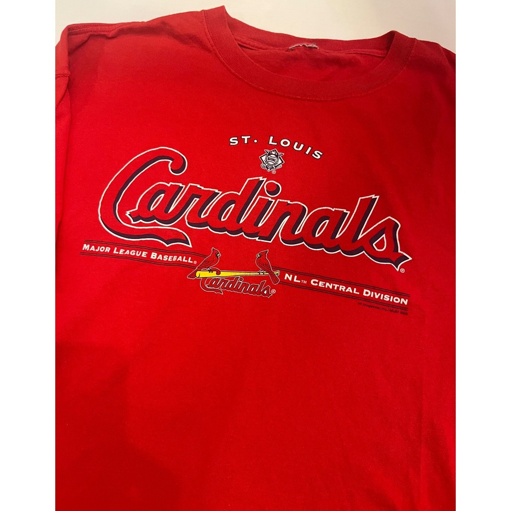 Vintage 2006 St. Louis Cardinals MLB Red T-Shirt VF Imagewear Men 2XL 3XL